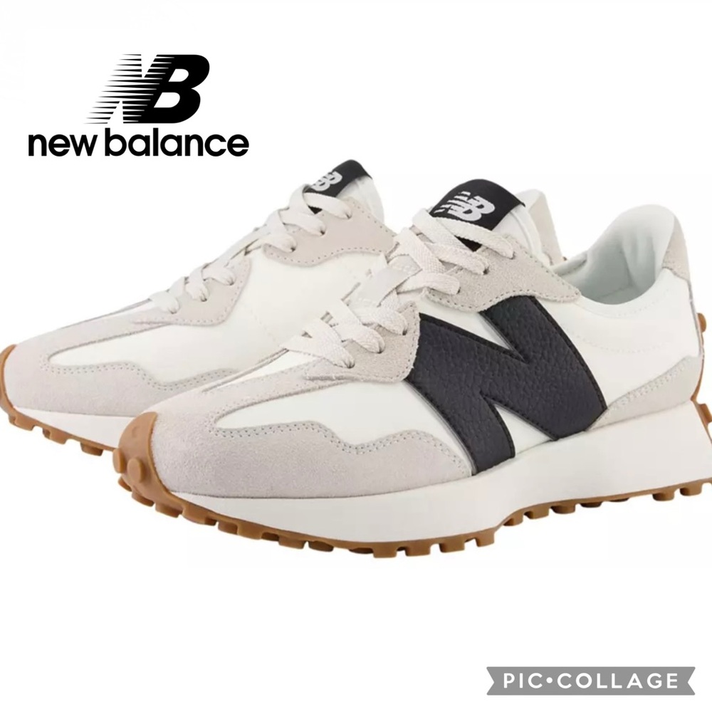 New Balance 327 Sneakers {Moonbeam/Black} 9.5